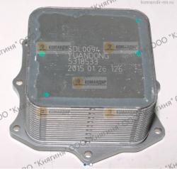 Теплообменник (масл. охладитель) дв. Cummins ISF 2.8L (оригинал)