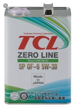 Масло моторное TCL Zero Line Fully Synth, Fuel Economy, SP, GF-6, 5W30, 4л