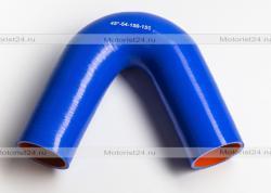 Патрубок силиконовый угловой 45° L150*150 d054