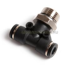 Соедин. торм. трубок  (нар.рез.) M16x1,5-8  мм. T-обр