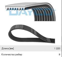 Ремень приводной поликлиновой 8PK1220HD DAYCO   8PK1220HD