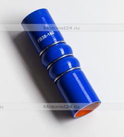 Патрубок силиконовый демпфер, усиленный d038 (d38, L160 гофрированный)