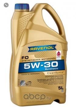 Масло моторное Ravenol 5W-30 FO A5/B5 SL/CF синтетическое  5 л / 5W30