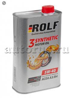 Масло моторное Rolf Ultra 5W-40 SN/CF ACEA A3/B4 синтетическое (металл)  1 л / 5W40