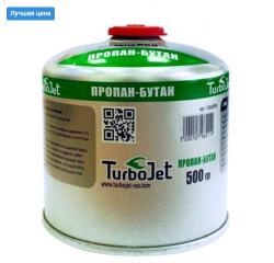 Газовый баллон ПРОПАН-БУТАН 500 г, Turbojet  резьба 7/16 TJ800PB