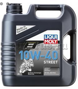 Масло моторное LIQUI MOLY Motorbike 4Т Street 10W-40 синтетическое 4 л 1243/7512