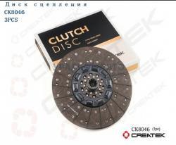 Диск сцепления 430 втулка d=51 z=10 качество Createk  SHAANXI DZ1560160020