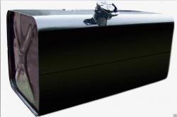 Бак топливный УРАЛ 300л (433х673х1080) прямая горловина БАКОР   BTE300BK-OT