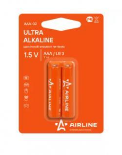 Батарейка LR03 Airline (AAA-мизинчиковые)  2 шт.