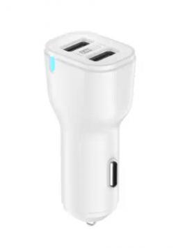 Зарядное устройство Olmio 2 USB 2.4 A белое *Гт