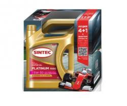 Масло моторное Sintec 5W-30 Platinum 7000 A5/B5 синтетическое 4л АКЦИЯ 4 +1 / 5W30