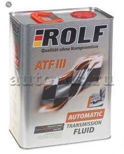 Масло трансмиссионное Rolf ATF III D Dexron 4л