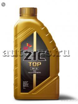 Масло ZIC 5W30 TOP API CF/SM C3 1л син 132612