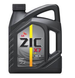 Масло ZIC X7 LS 5W30 моторное синтетическое 4 л