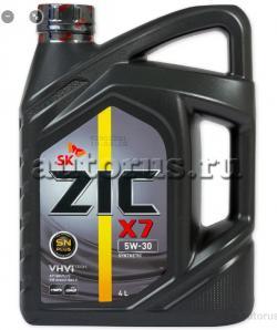 Масло моторное 5/30 X7 ZIC 4л. синт. API SP /кор.4шт./ (10009100/190424/3053217, Корея, Республика)