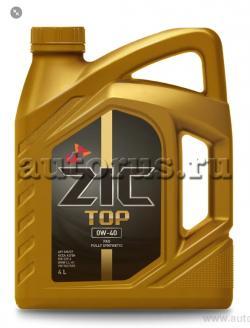 Масло моторное 0/40 TOP ZIC 4л. синт. API SP /кор.4шт./ (10009100/160323/3038176, Корея, Республика)