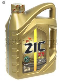 Масло моторное 0/30 X9 FE ZIC 4л. синт. API SP /кор.4шт./ (10009100/120523/3072237, Корея, Республика)