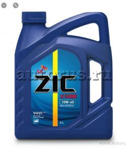 Масло ZIC X5000 10W40 моторное диз. полусинтетическое 6 л