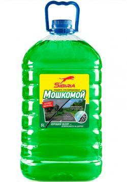 Жидкость стеклоомывающая лето готовая Sibiria мошкомой ПЭТ 5 л Новая