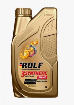 Масло моторное Rolf 3-Synthetic 5W-30 ACEA C3 синтетическое  1л пластик / 5W30
