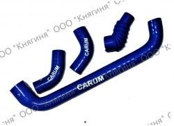 Патрубок РХХ дв. 406 (к-т 4 шт) силикон, 406-02-1147100-- (CARUM)