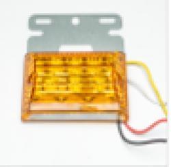 Указатель габарита LED жёлтый 12V, с подсветкой колеса и повортиником