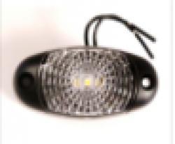 Фонарь габаритный LED белый паутинка 12/24V