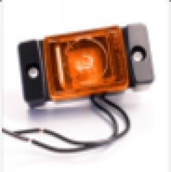 Фонарь габаритный LED жёлтый кубик 12/24V