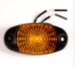Фонарь габаритный LED жёлтый паутинка 12/24V