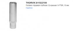 Головка торцевая глубокая 12-гранная 1/4