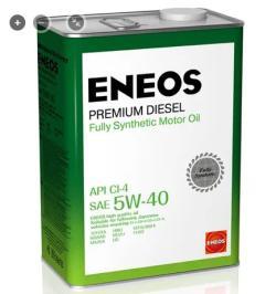 Масло ENEOS Premium Diesel CI-4 5W40 моторное синтетическое 4 л