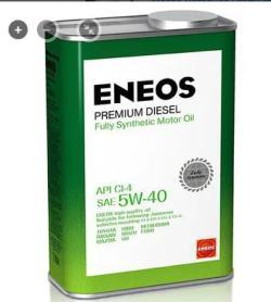 Масло ENEOS Premium Disel CI-4 5W40 моторное синтетическое 1 л