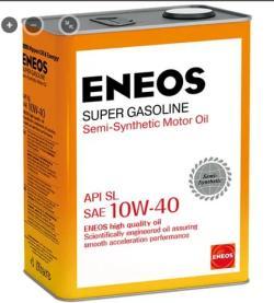 Масло ENEOS Super Gasoline SL 10W40 моторное полусинтетическое 4 л
