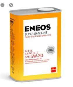 Масло ENEOS Super Gasoline SL 5W30 моторное синтетическое 0,94 л