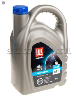 Антифриз Лукойл G11 Blue G11 готовый -40C голубой 5 кг