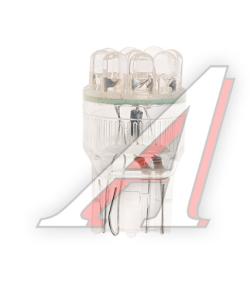 Лампа светодиодная 24V W21W W3x16d бесцокольная 9 светодиодов Red MEGAPOWER  20381R-24