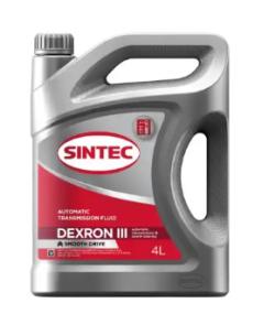 Масло Sintec ATF III Dexron 4л  963351