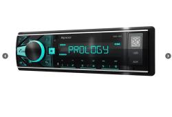 Автомагнитола PROLOGY CMX-420 USB, AUX ,BT, SWC зеленый свет