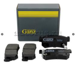 Колодки задние SSANG YOUNG Action/Kyron 05->/Rexton 02- GANZ GIJ09111