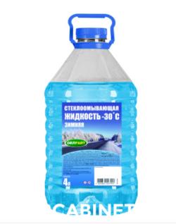 Омыватель стёкол зимний (-30) OILRIGHT 4л. (ПЭТ канистра)