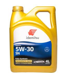 Масло моторное IDEMITSU 5W-30 Gasoline F-S SN пластик 4л / 5W30
