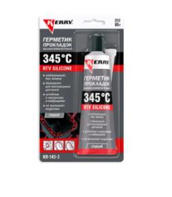 Герметик прокладка Kerry RTV Silicone высокотемпературный нейтральный серый 85 гр