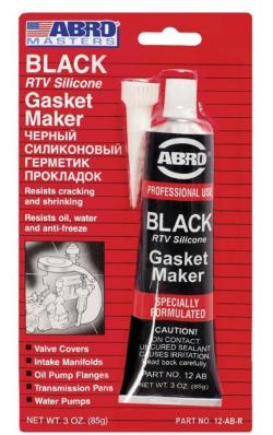 Герметик силиконовый Abro Masters черный 85 г  12-AB-CH-RE-S
