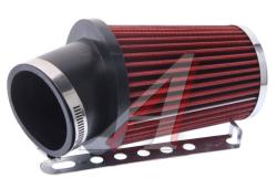 Фильтр воздушный PRO SPORT компакт угловой красный хром d=70  RS-00769