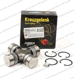 Крестовина кардана Валдай 3310, ЗИЛ 130 в сб. (стопор. кольца) масленка (39*118 мм), 3310-40-2201025-1- (ZOMMER)