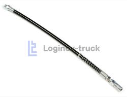 Шланг шприца резина  1 категория 450мм с пружиной и наконечником (25340)