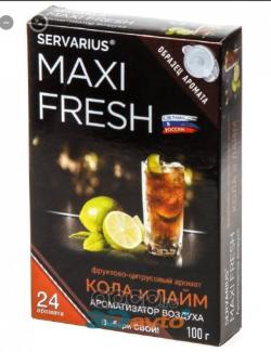 Ароматизатор воздуха под сиденье MAXIFRESH КОЛА И ЛАЙМ 100гр MAXI FRESH MF122