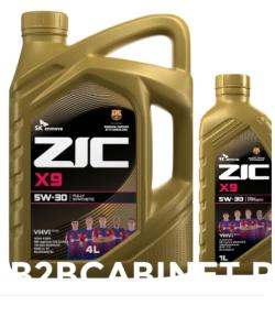 Масло моторное 5/30 X9 ZIC  1л.+4л. синт. API SL