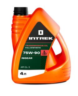 Масло трансмиссионное 75/90 GL-5 INGEAR INTREK  4л. синт. /кор.4шт./