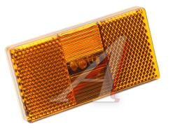 Фонарь габаритный оранжевый 12/24V (разъем овальный) светодиодный  НефАЗ-5299 ТЕХАВТОСВЕТ